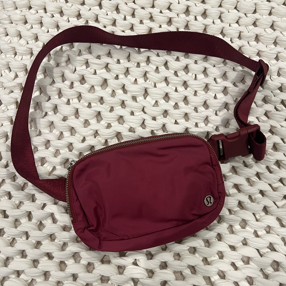 Lululemon Athletica Maroon Belt Bag